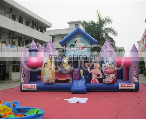 Hot Sale Princess Inflatable Castle Obstacle Course for Sale, Kids Inflatable Obstacle Games photo-3