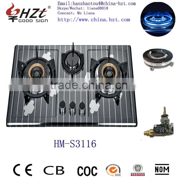 2016 European Heavy Cast Iron 3 Burner Gas Stove photo-6