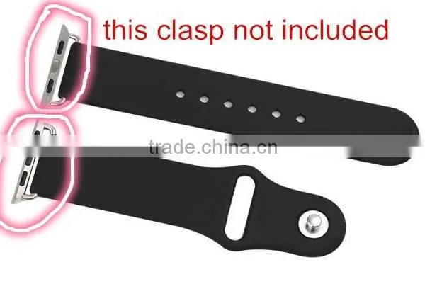 Colorful Wrist Bands for Apple Iwatch Soft Rubber Watch Straps Wearable Bands for 38mm 42mm Iwatch DIY Own Apple Smart Watch photo-2