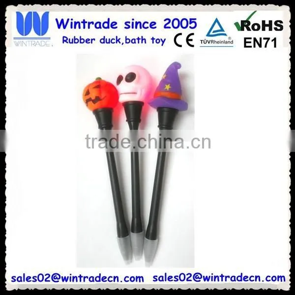 Flashing Skull Pen & Pumpkin & Witch Pen