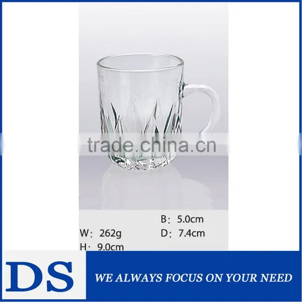 Crystal Glass Mug, Juice Glass Cup With Handle,tea Glass Cup Quality Choice