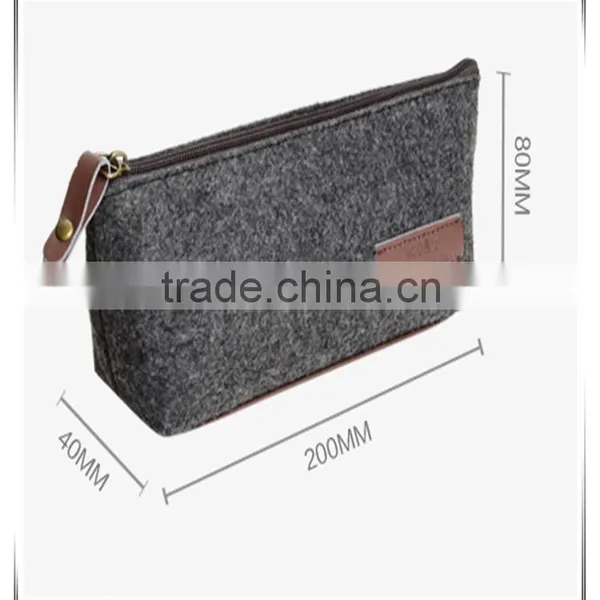 Handmade Felt Kids Bag,Felt Box With Zipper In Rectangle photo-4