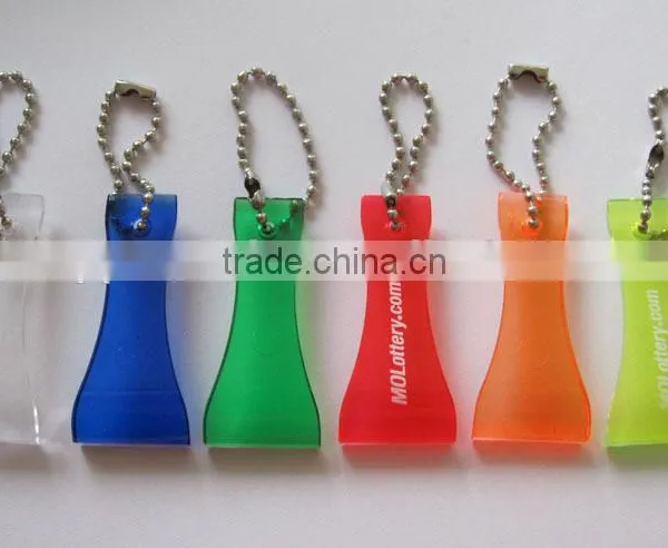 HEYU Plastic Scraper Ticket Lottery Scratcher Key Chain photo-4