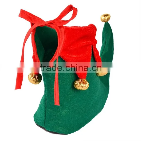 Christmas Elf Shoes Santa Claus Socks Christmas Decoration photo-2