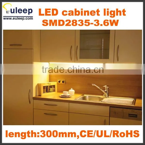 Plastic Cover Under Cabinet Light ,Led Cabinet Light With Mounted Clips,300mm,cool White,3.6w,using for Kitchen,hot Sell in UK photo-2