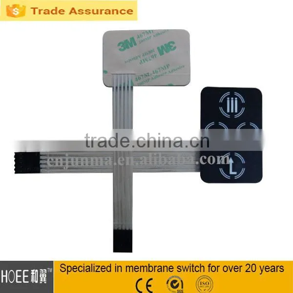 Long Cable Flat Button Membrane Control Switch Keypad photo-2