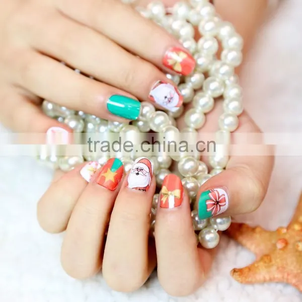 High Quality Happy Valentines Day Lovely Shining 3D Sky Red Nail Sticker Kaho Nail Sticker photo-2