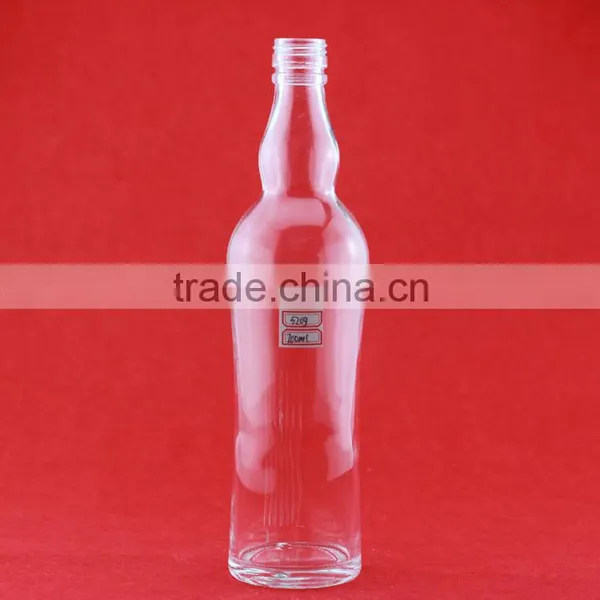 Best Price Frost Blue Printing Bottles Screw Thread Mouth Bottles Thick Bottom 700ml Bottles photo-3