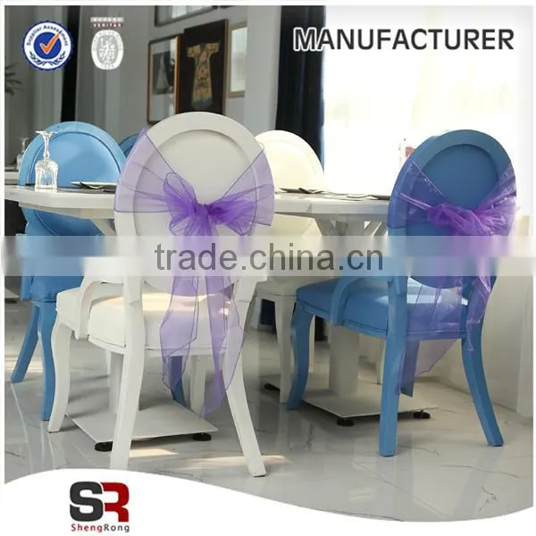 5% Discount! Plain Dyed Organza Chair Sash for Wedding Decoration photo-3