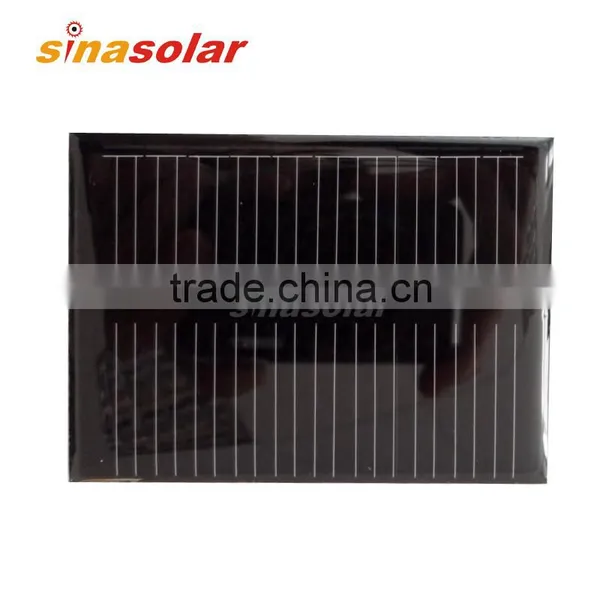 5V 100mA Monocrystalline Mini Epoxy Resin Solar Panel For Electronic DIY 55x75mm 0.5W