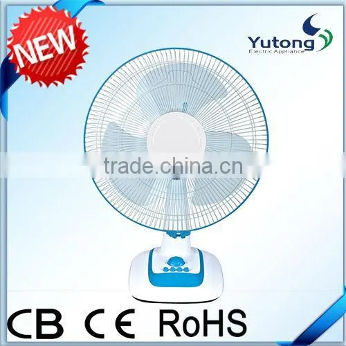 16" AC electrical cooling table fan with 120 minutes timer