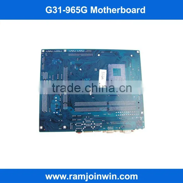 Graphics Media Accelerator X3000 Dual Channel 965 Scrap Motherboard and Cpu photo-2
