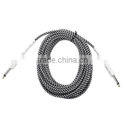 26ft / 8m 6.35mm Mono Male to 6.35mm Mono Male Cable Wire Cord for Guitar Bass Instrument photo-4