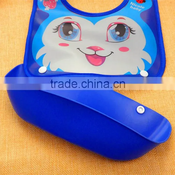 Wholesale Cartoon Silicone Baby Bib Bandana Set, Baby Drool Bib Manufacturer photo-5