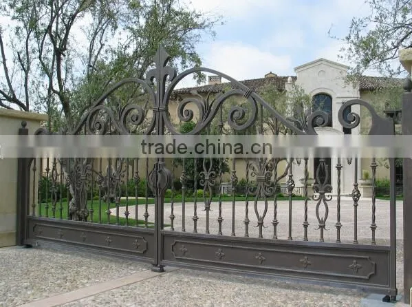 Art Deco Forged Wrought Iron,house Main Gate Designs,modern Iron Gate Designs photo-2
