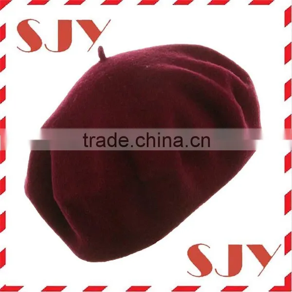 Many Color Optional Woolen Custom French Beret Hat photo-6