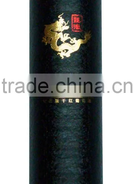 Luxury Rigid Paper Cardboad Round Wine Packing Box photo-3