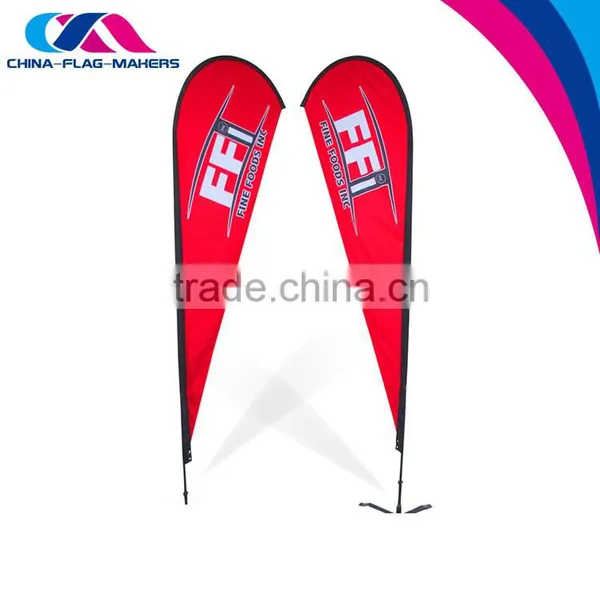 company logo display feather wholesale feather portable flag banner