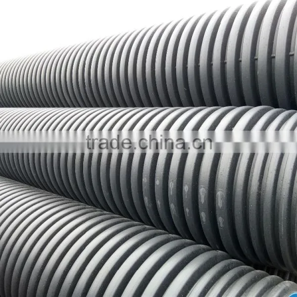 DN800 SN8 HDPE Corrugated Pipe Price for Water Drainage photo-2