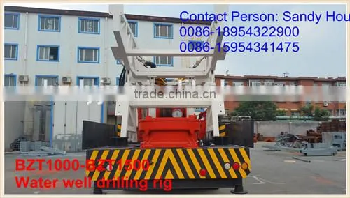Trailer Type Water Well Drilling Machinery 1000m photo-5