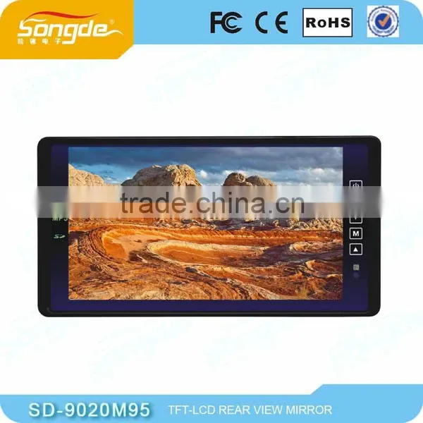 With GPS and USB Function Day Night Rear View Mirror Monitor photo-3