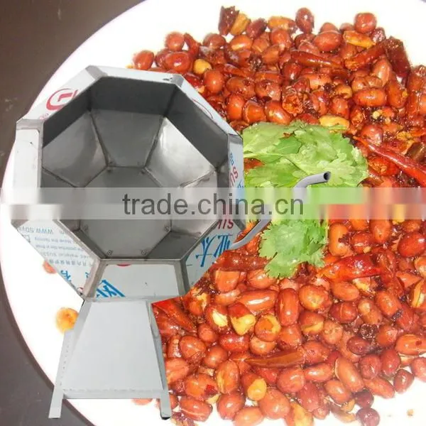 Stainless Steel Snack Food Star Drum Potato Chips Seasoning Machine