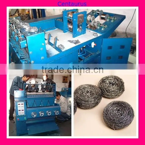 Hot Selling Flat Scourer Machine/clean Ball Making Machine/scourer Making Machienry With Cheapest Price