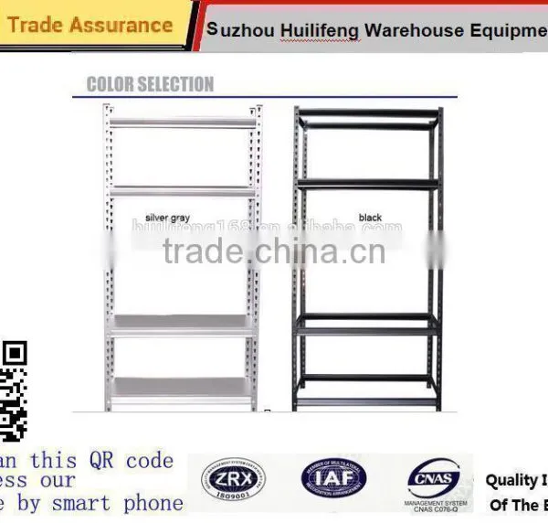 Small 5 Tiers Silver Grey Boltless Steel Shelving For Garage Industrial Basement photo-2