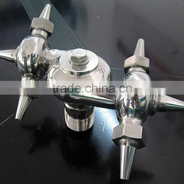 Threaded and Bolted Steel Dual Revalveel Cleaner/Rotary Spray Ball Cleaner photo-2