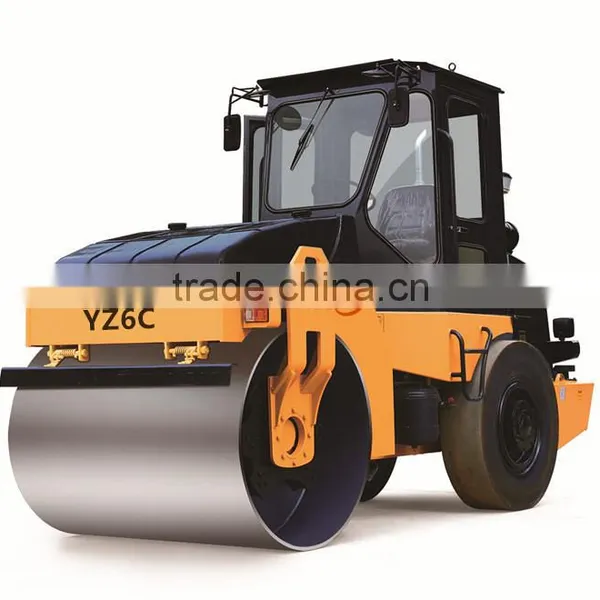 Hot Sales 6 Ton YZ6C Single Drum Vibratory Roller Tires Compactor Hydraulic Steering Compactor With Cheaper Price photo-6