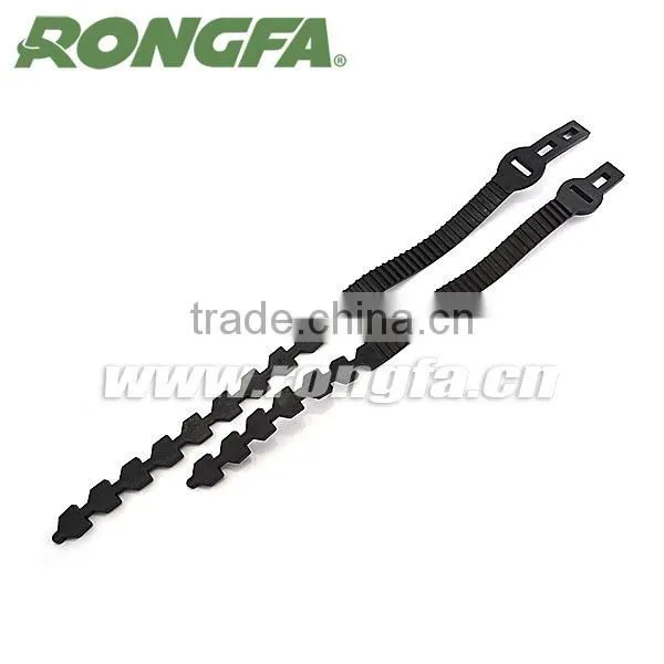 30cm Black Soft Rubber Tree Ties photo-3