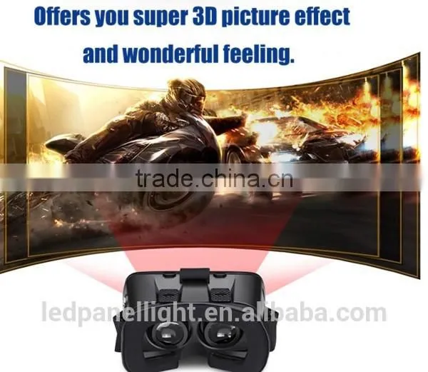 High Quality Cardboard vr Viewe 3D VR Virtual Reality Headset 3D Glasses Adjust Cardboard VR BOX For Any Smartphones IOS Android photo-3