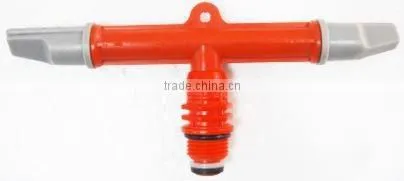 Rotary Plastic 2-Arm Sprinkler With Plastic Heart-Shape Base photo-2