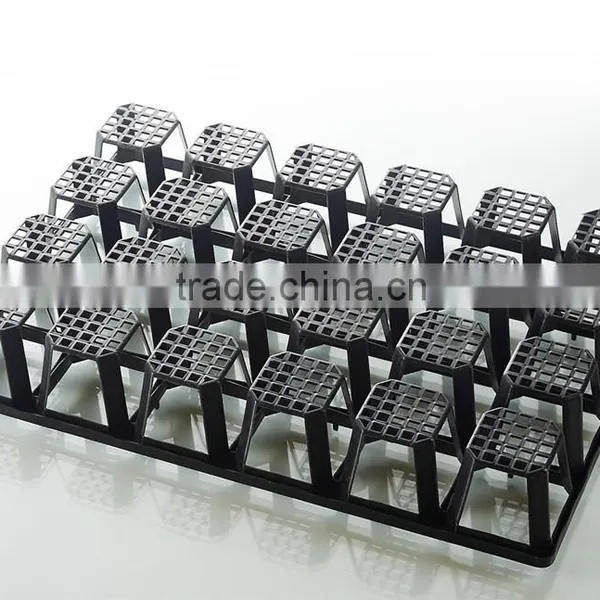 Plastic 24 Divided Plastic Material Hydroponic Seedling Trays photo-2