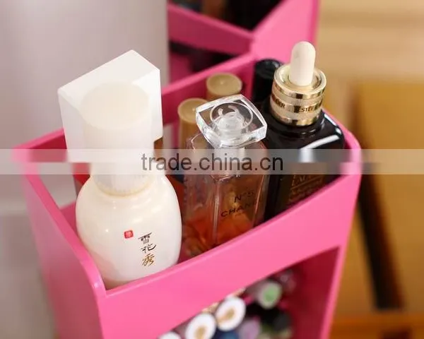Stand Plastic Makeup Cosmetic Organizer Display Stand Holder Box, Seven-tire photo-3