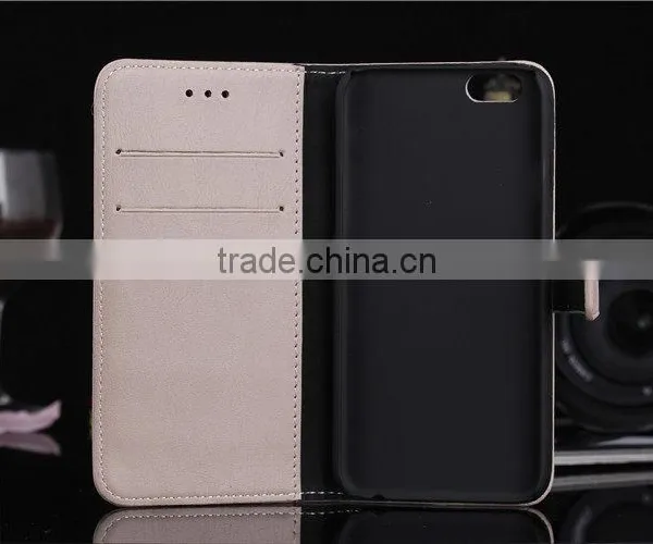 Leather Phone Case Flip PU Leather Phone Shell Protective Back Cover for Iphone 6 photo-2