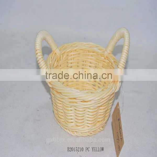 Home Plastic Storage Basket With Handle photo-2