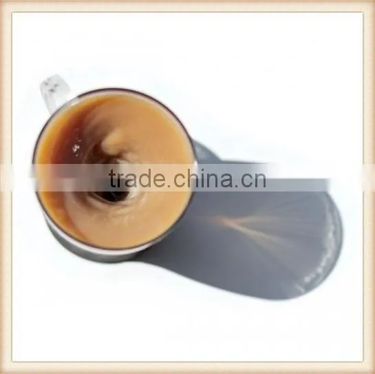 Clear Self Stirring Mug for the Plain Lazy! In the Office or Home Coffee Tea photo-4