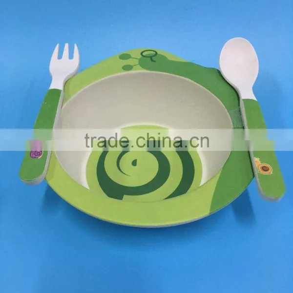 HOT SALE ECOFRIENDLY BAMBOO FIBER CHILD DINNER SET photo-6