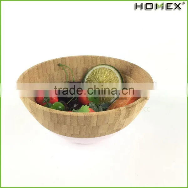 Bamboo Salad Bowl Chic Bamboo Fruit Bowl Homex BSCI/Factory photo-3