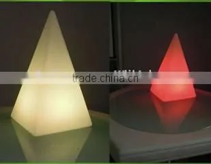 Rechargeable RGB Pyramid Led Decorative Lamp photo-2