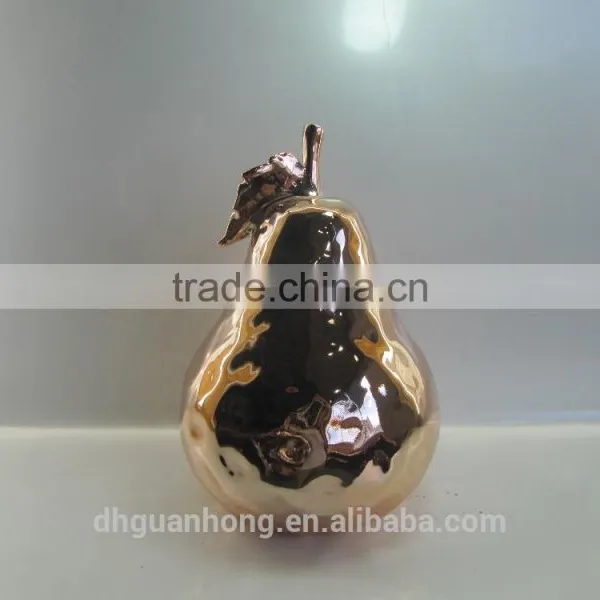 New Pear Design Indoor Ceramic Fruit Ornaments photo-6