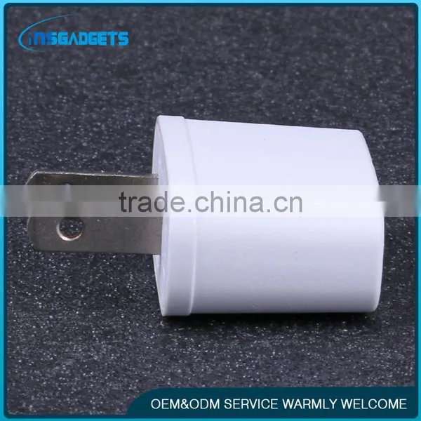 Euro to us Plug Travel Adapter White photo-3