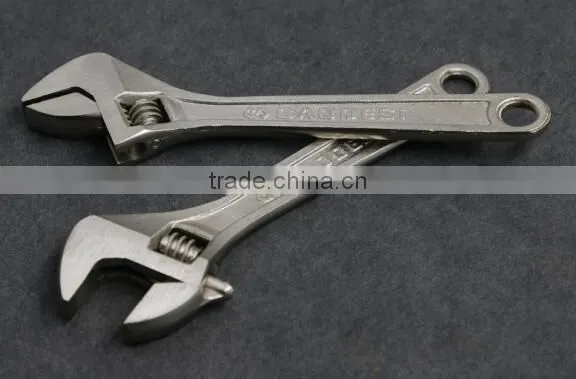 Wide Mouth Tube Live Nickel Plated Spanner Wrench Adjustable Spanner Nut Wrench Pipe Wrench photo-5