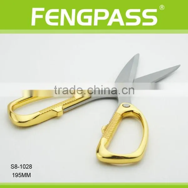 S8-1028 19.5CM 2Cr13 Stainless Steel Blades With Zinc Alloy Handle Sewing Scissors photo-3