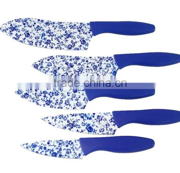 Best Price 5pcs Non-stick Coating Knife Set photo-6