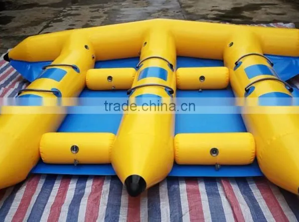 Inflatable Flying Fish Water Towable Tubes Banana Boat Water Sport Game photo-6
