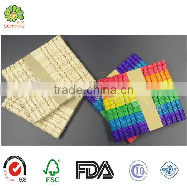Colorful DIY Toys Craft Wooden Ice Cream Sticks photo-6