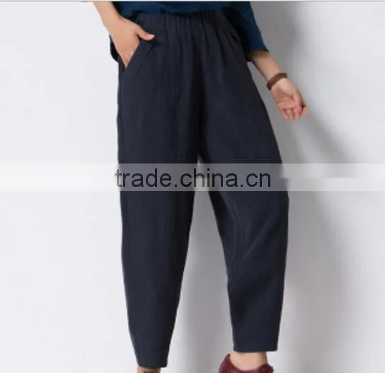 Hot Sale New Fashion Summer High Waist Ladies Pantskirt Women Chiffon Wide Leg Pant photo-2