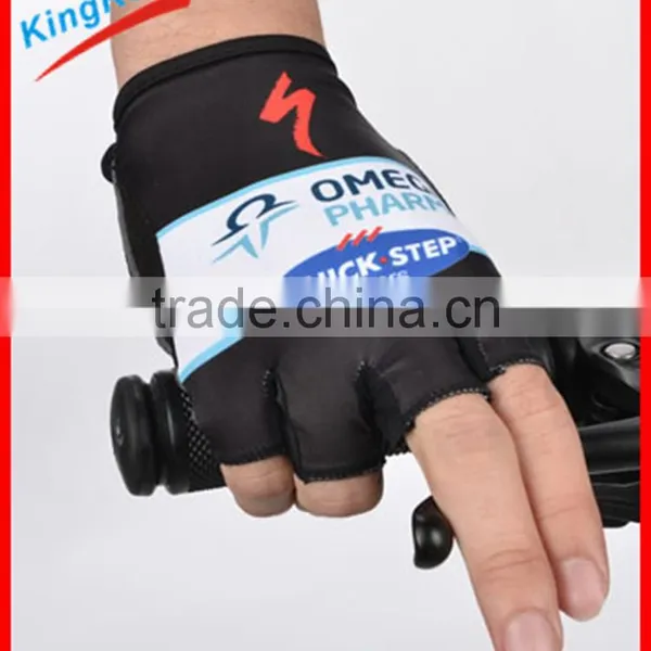 Wholesale Leisure Travel Bicycles Fingerless Gym Cycling Gloves Custom photo-4